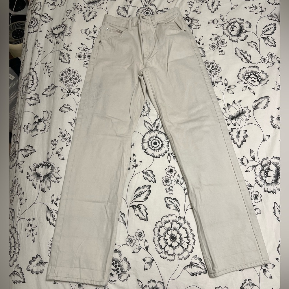 Uniqlo White Jeans